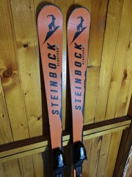 LYŽE STEINBOCK KLOSTERS ORANGE LIMITED EDITION --SWISS MADE-- 176CM 